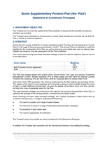 Boot Supplementary Pension Plan Statement of Investment Principles 2026