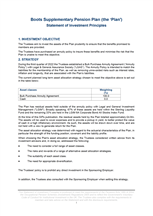Boot Supplementary Pension Plan Statement of Investment Principles 2022